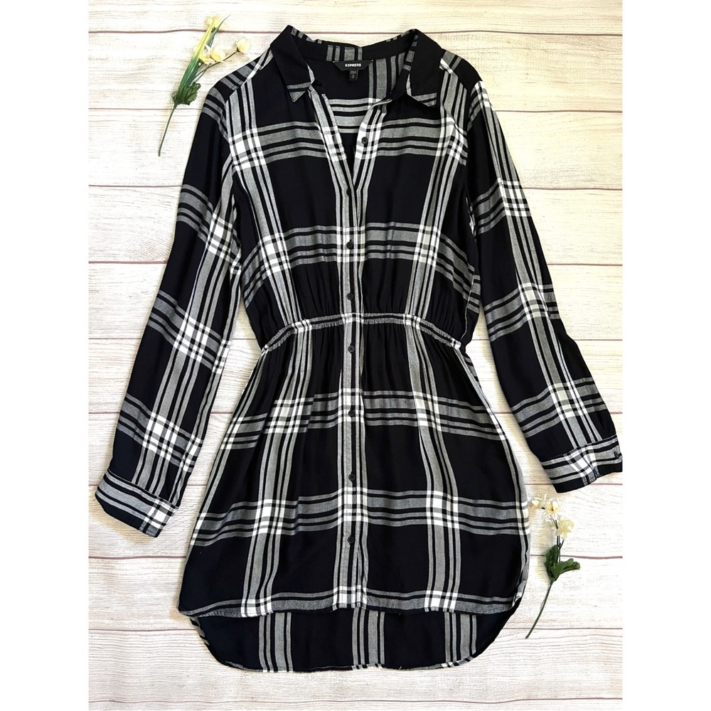 Express Plaid Dress